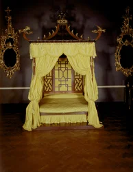 Hemelbed in Chinese stijl, 1750s